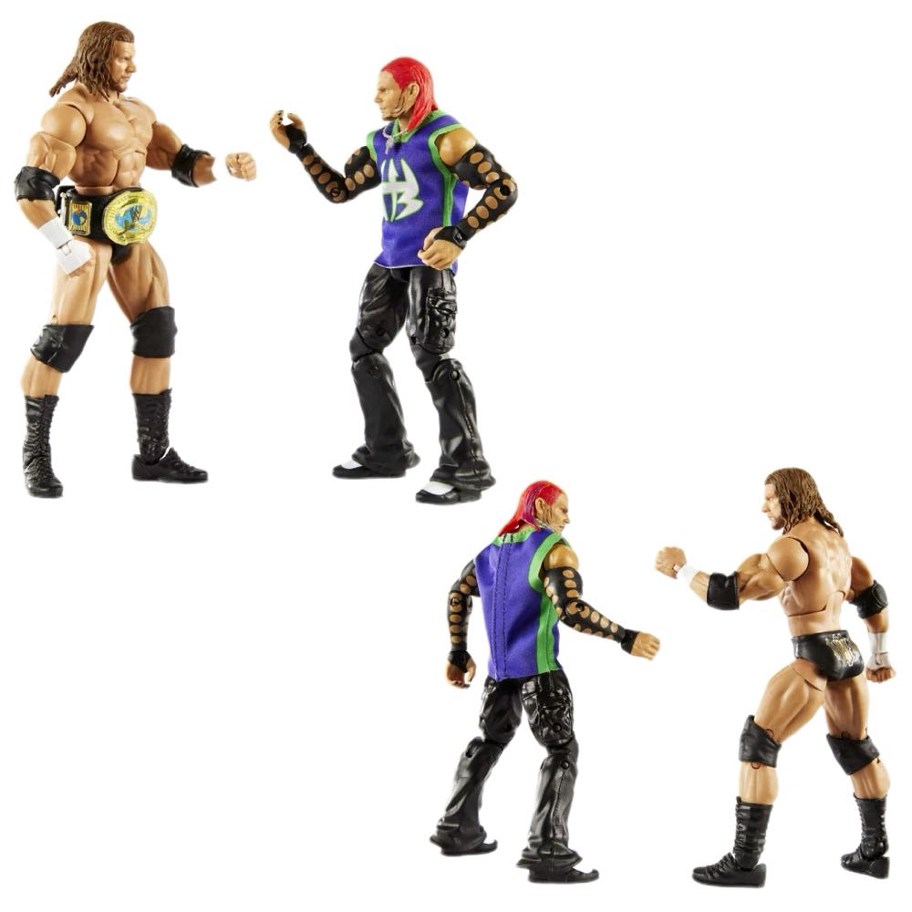 WWE Elite - Triple H & Jeff Hardy - Mattel - WWE (WWE Elite Collection 2 Pack) action figure collectible [Barcode 887961921861] - Main Image 4