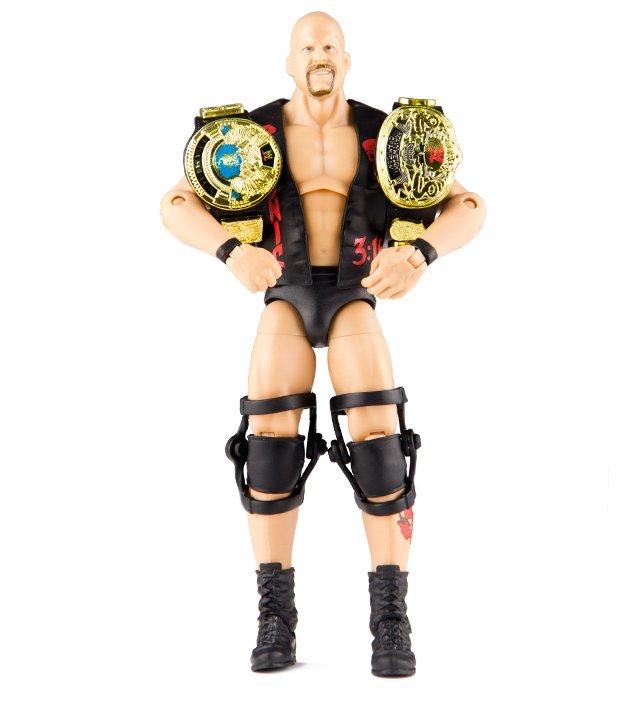 Stone Cold Steve Austin (Ringside Exclusive) - Mattel (WWE Elite Collection) action figure collectible [Barcode 0746775076924] - Main Image 3