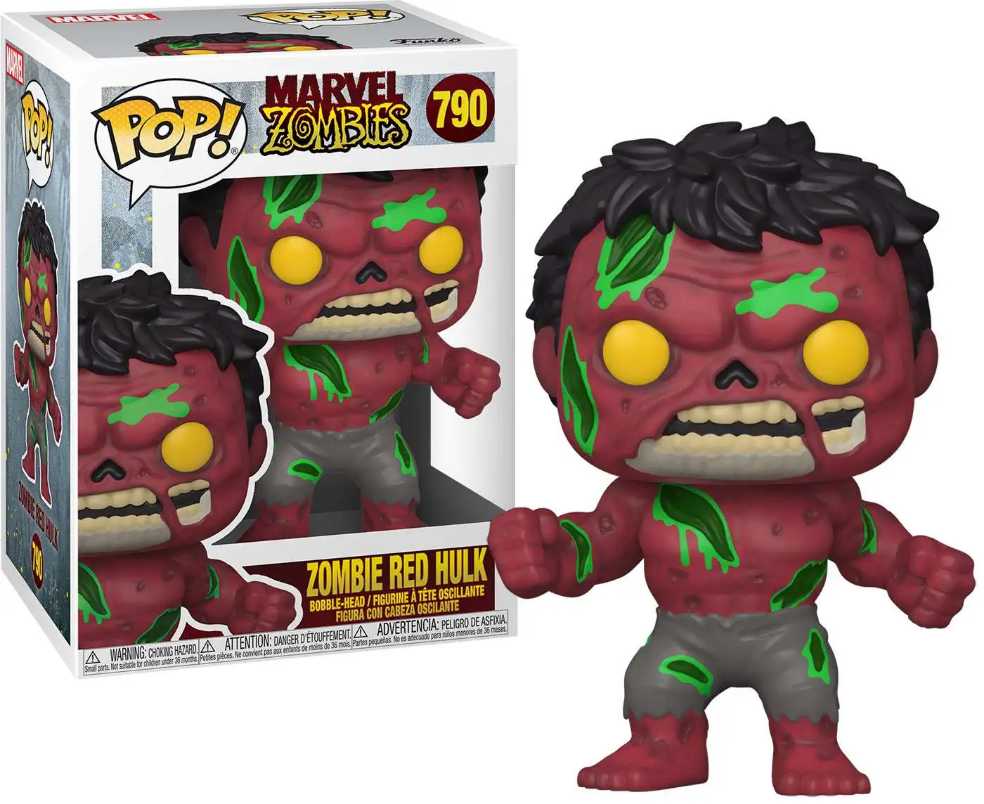 Funko Marvel Zombies 790 Zombie Red Hulk - Funko Pop! Marvel Zombies (Marvel Zombies) action figure collectible [Barcode 889698544740] - Main Image 2