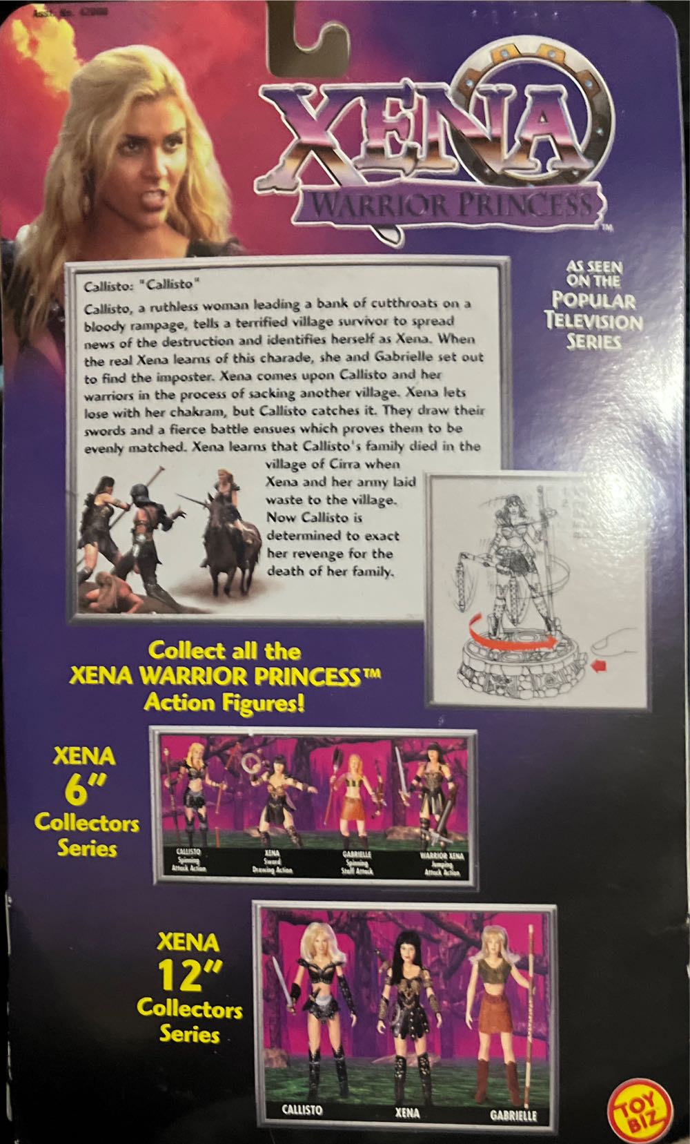 Castillo - Toy Biz (Xena Warrior Princess) action figure collectible [Barcode 035112420033] - Main Image 3