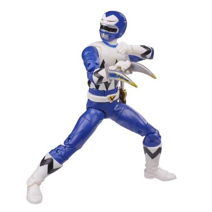 Lightning Collection Lost Galaxy Blue Ranger - Hasbro (Power Rangers Lightning Collection) action figure collectible [Barcode 195166102061] - Main Image 2
