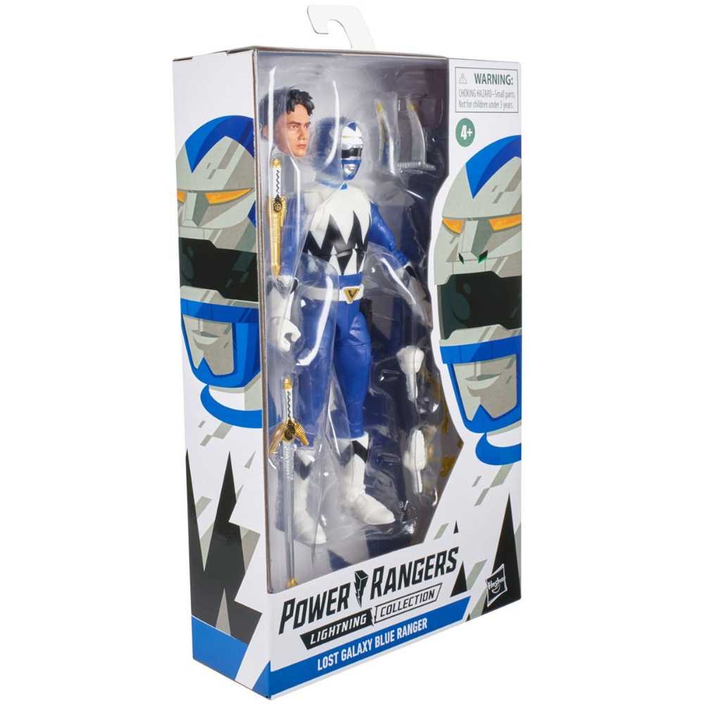 Lightning Collection Lost Galaxy Blue Ranger - Hasbro (Power Rangers Lightning Collection) action figure collectible [Barcode 195166102061] - Main Image 3