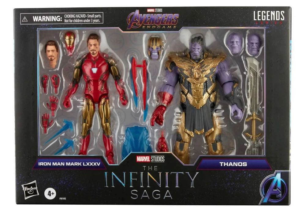 Marvel Legends: Iron Man & Thanos - Hasbro (Marvel Cinematic Universe) action figure collectible [Barcode 5010993842353] - Main Image 2
