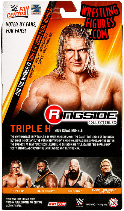Triple H (Red Trunks) - Mattel (WWE Elite Collection) action figure collectible [Barcode 0887961640281] - Main Image 2