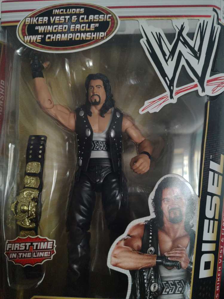 WWE: Diesel - Mattel Wwe (WWE Mattel Elite Series 16) action figure collectible [Barcode 746775067212] - Main Image 3