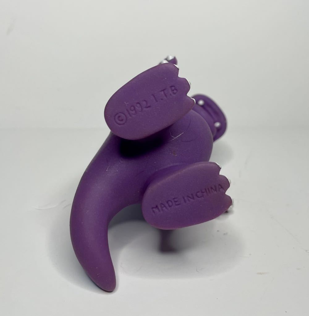 Purple Dinosaur Figure  - International Teddy Bear Co. action figure collectible - Main Image 4
