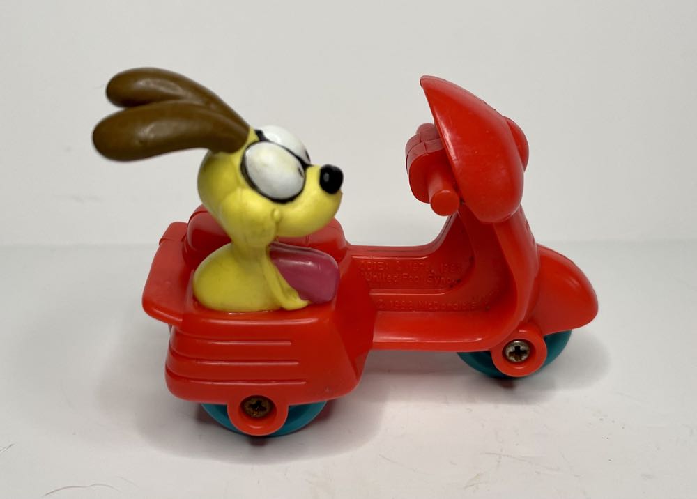 Garfield & Odie On Motorbike - United Feature Syndicate, Inc (Garfield Mcdonald’s Toys) action figure collectible - Main Image 2