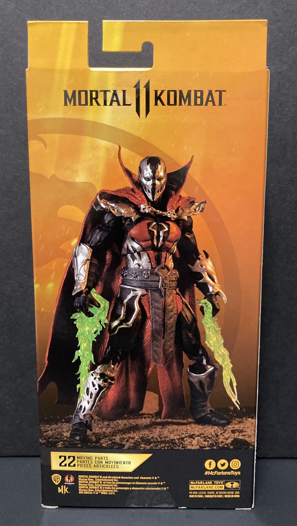 SELL Spawn (Malefik Skin) - McFarlane Toys (Mortal Kombat 11 Wave 2) action figure collectible [Barcode 787926110425] - Main Image 3