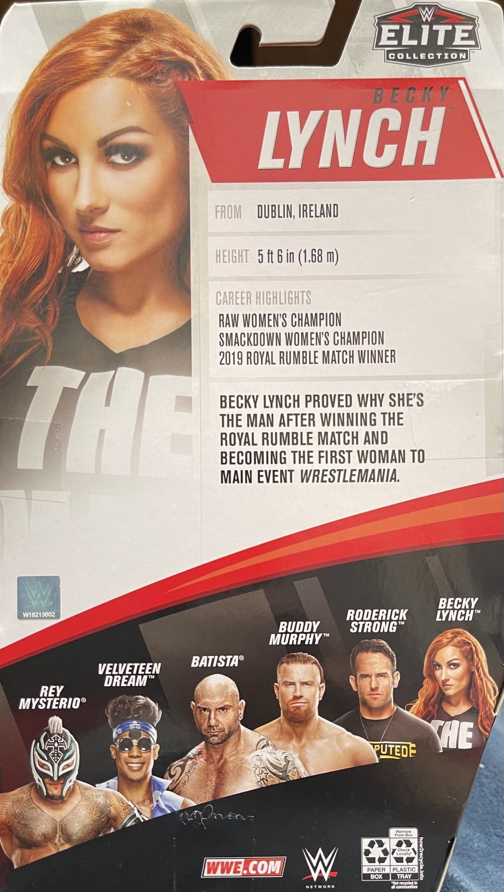 Becky Lynch Elite 72 - Mattel (WWE Elite Collection - Series 72) action figure collectible [Barcode 887961830040] - Main Image 2