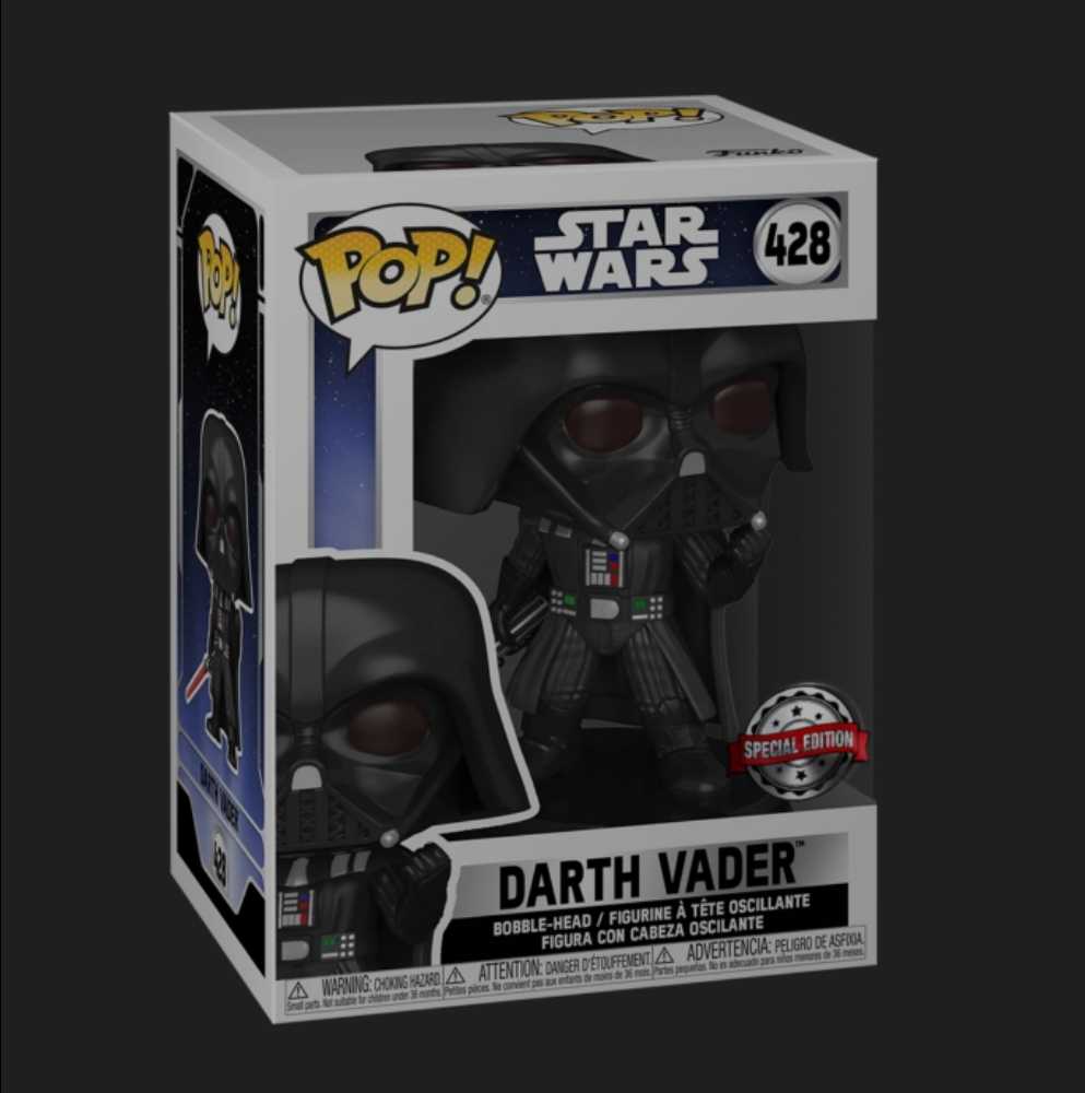 #428 | Darth Vader - Funko (Star Wars Funko Pop!) action figure collectible [Barcode 889698551694] - Main Image 4