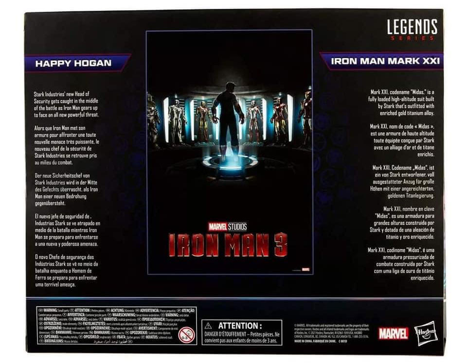 Iron Man Mk 21 (Infinity Saga MCU) - Hasbro (Marvel Cinematic Universe) action figure collectible [Barcode 5010993839674] - Main Image 3