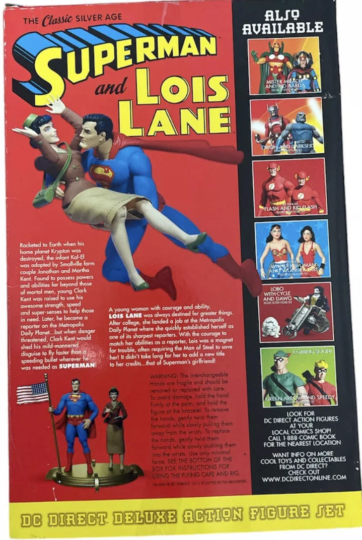 Superman & Lois Lane (Deluxe Figure Set) - DC Direct (DC Comics) action figure collectible [Barcode 761941230474] - Main Image 3