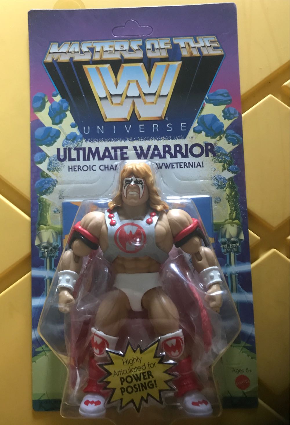 WWE Masters of the Universe Ultimate Warrior Motu - Mattel (Masters Of The WWE Universe Wave 6) action figure collectible [Barcode 887961960587] - Main Image 2