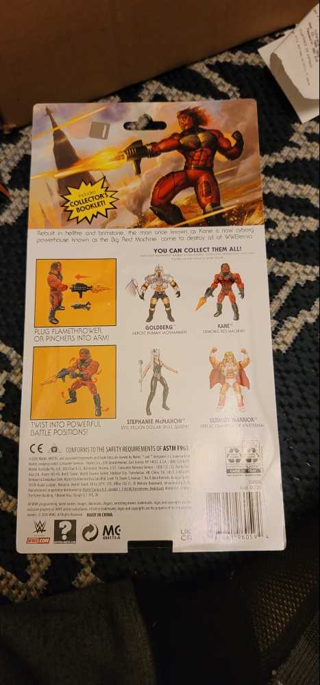 Kane MOTU - Mattel (Masters Of The WWE Universe) action figure collectible [Barcode 887961960594] - Main Image 2