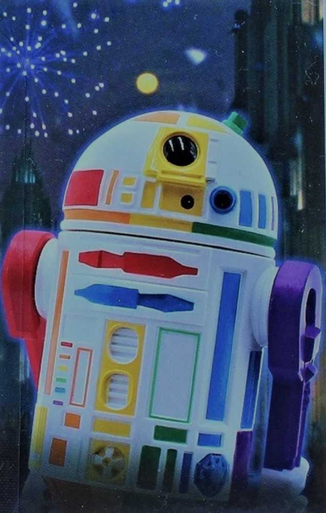 Star Wars R2D2 Parks Star Wars R2 Rn8w Rainbow Droid Depot Factory Figure - Disney (Disney Droid Factory) action figure collectible [Barcode 400934963387] - Main Image 3