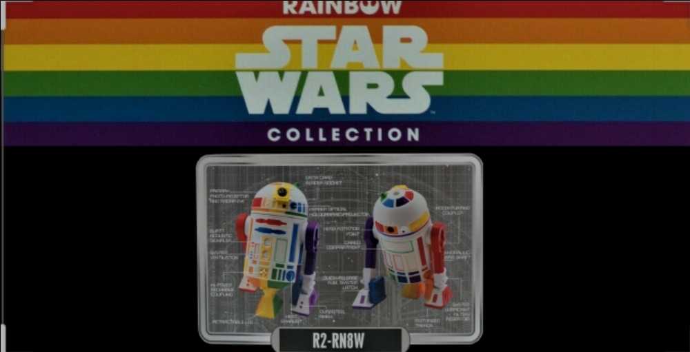Star Wars R2D2 Parks Star Wars R2 Rn8w Rainbow Droid Depot Factory Figure - Disney (Disney Droid Factory) action figure collectible [Barcode 400934963387] - Main Image 4
