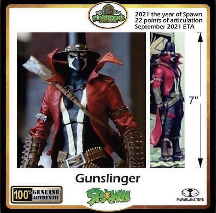 Spawn - Gunslinger Spawn - McFarlane Toys (Gunslinger Spawn) action figure collectible [Barcode 787926901443] - Main Image 1