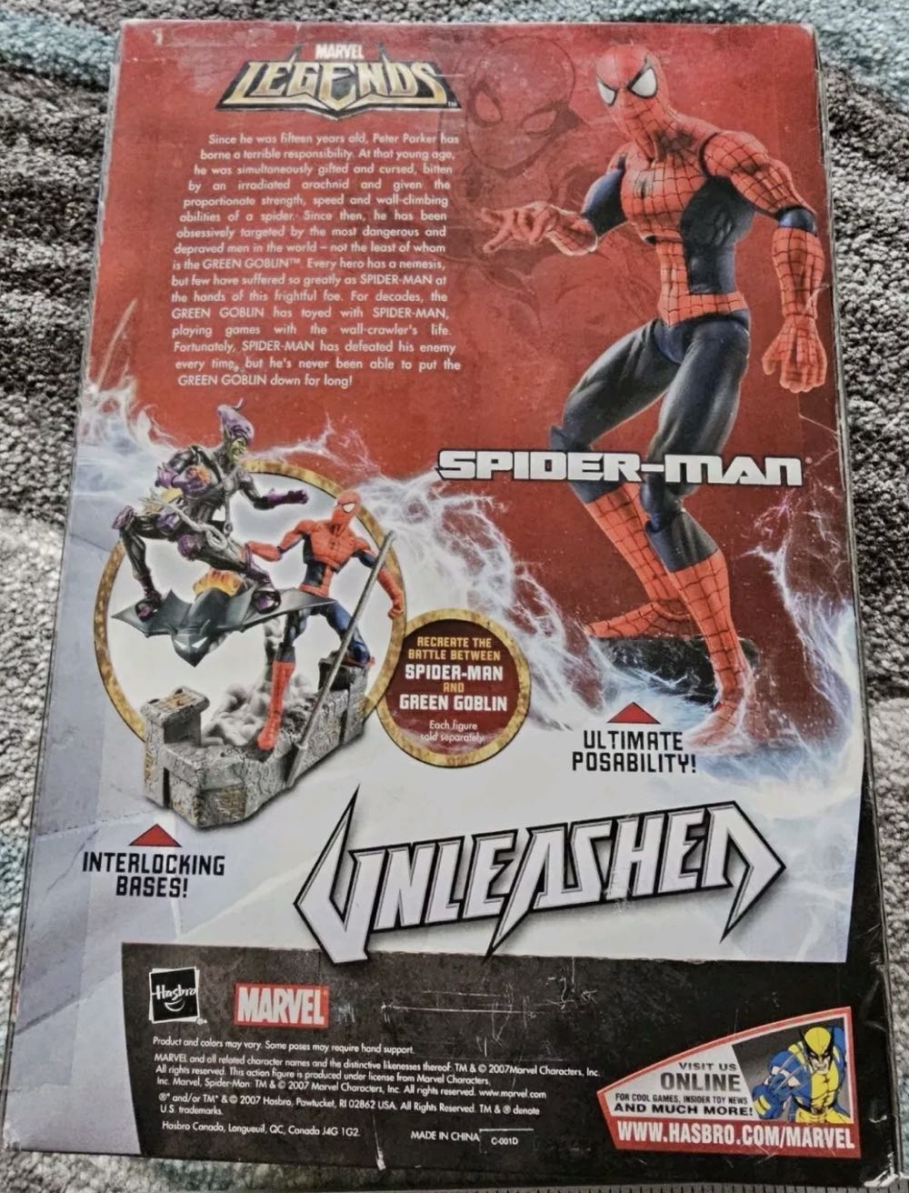 Marvel Legends Unleashed: Spider-Man - Hasbro (Marvel Legends) action figure collectible [Barcode 653569303152] - Main Image 2