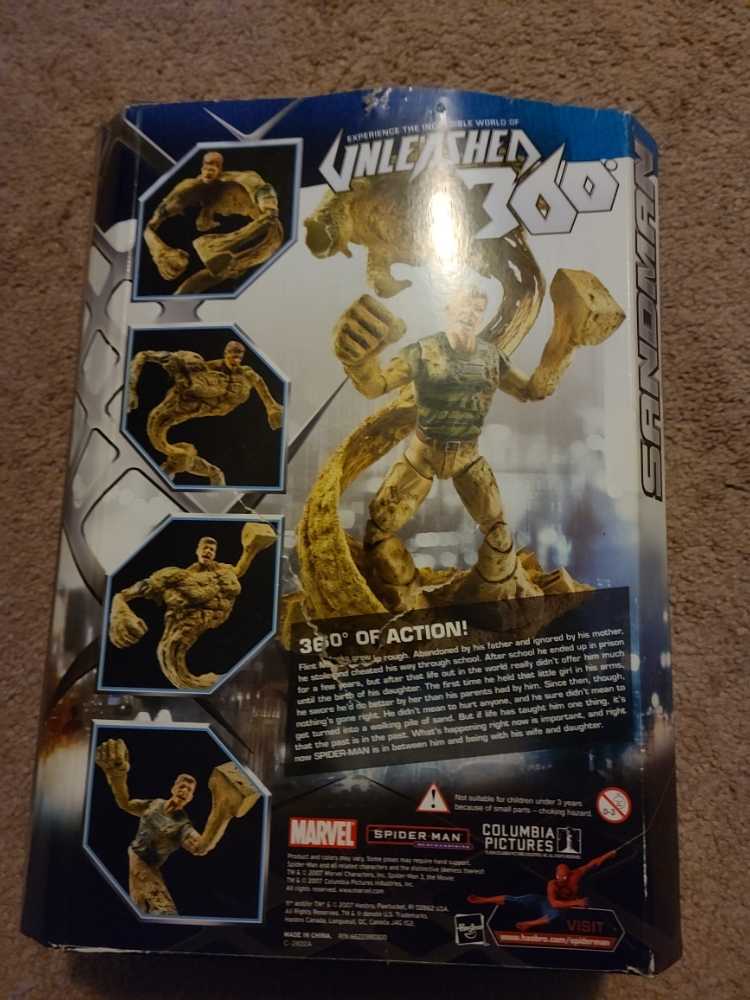 Sandman Unleashed  (360° Movie Icon) action figure collectible [Barcode 653569241225] - Main Image 2