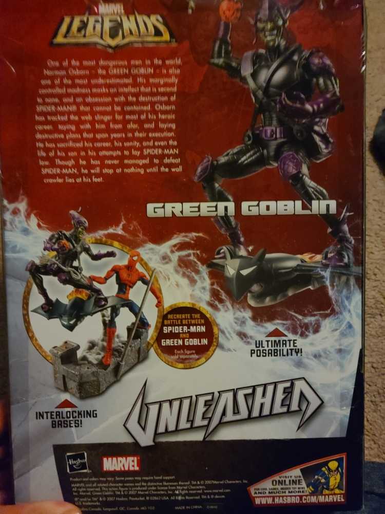 Green Goblin Unleashed  - Hasbro (Marvel Legends) action figure collectible [Barcode 653569303169] - Main Image 2