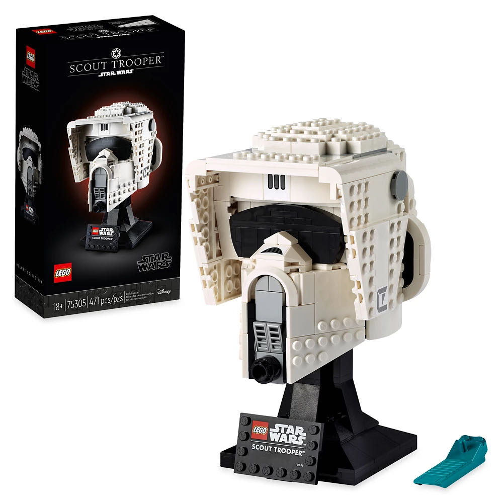 Scout Trooper Helmet - Lego (Star Wars) action figure collectible - Main Image 1
