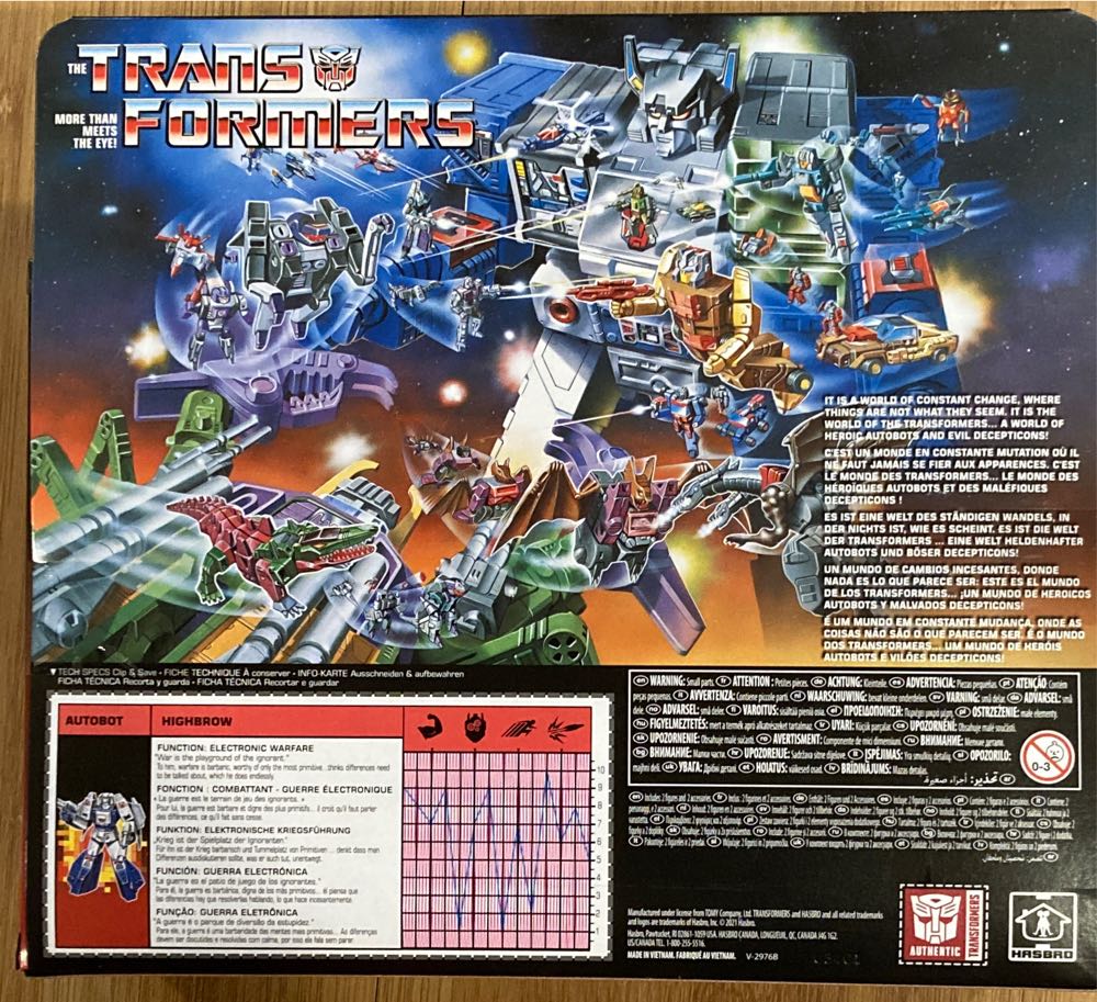 Highbrow with Xort - Hasbro (Retro) action figure collectible [Barcode 5010993813254] - Main Image 4