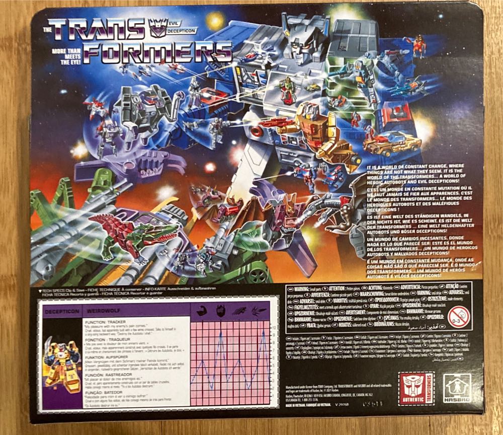 Weirdwolf w/Monxo - Hasbro (Headmasters) action figure collectible [Barcode 5010993829019] - Main Image 4