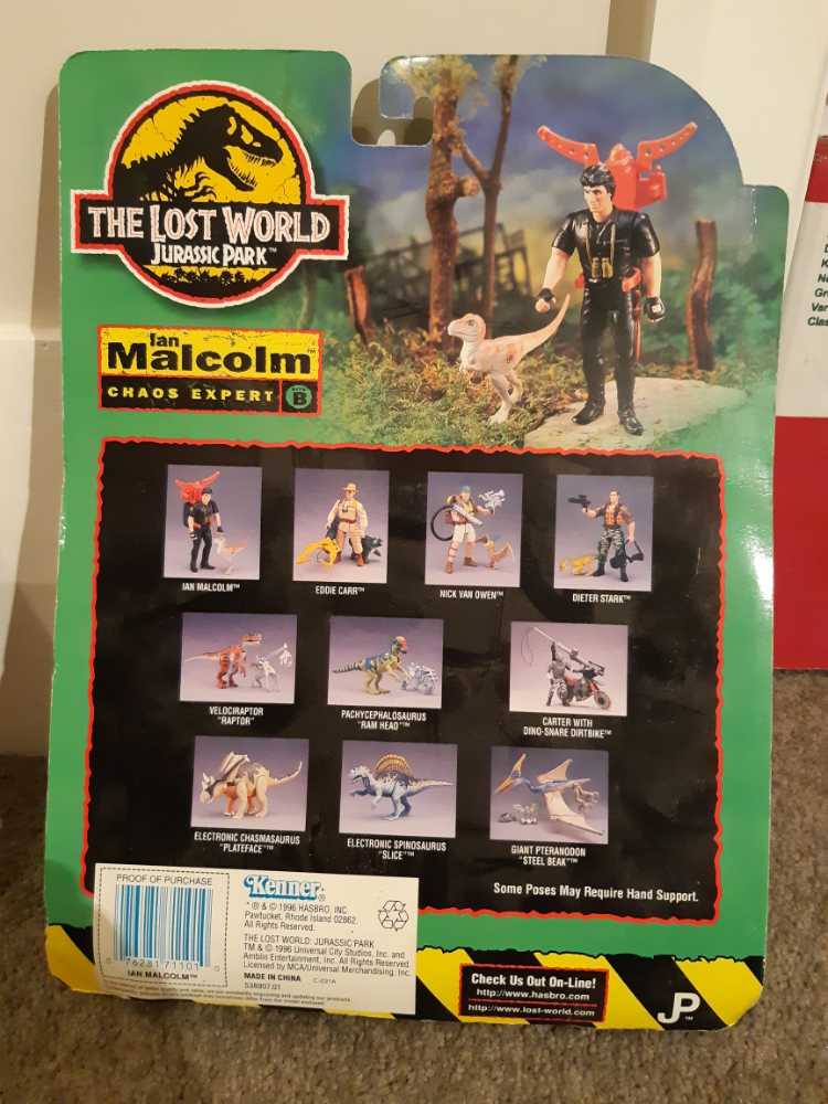 Jurassic Park The Lost World - Ian Malcolm - Kenner (Jurassic Park The Lost World) action figure collectible [Barcode 076281711010] - Main Image 2