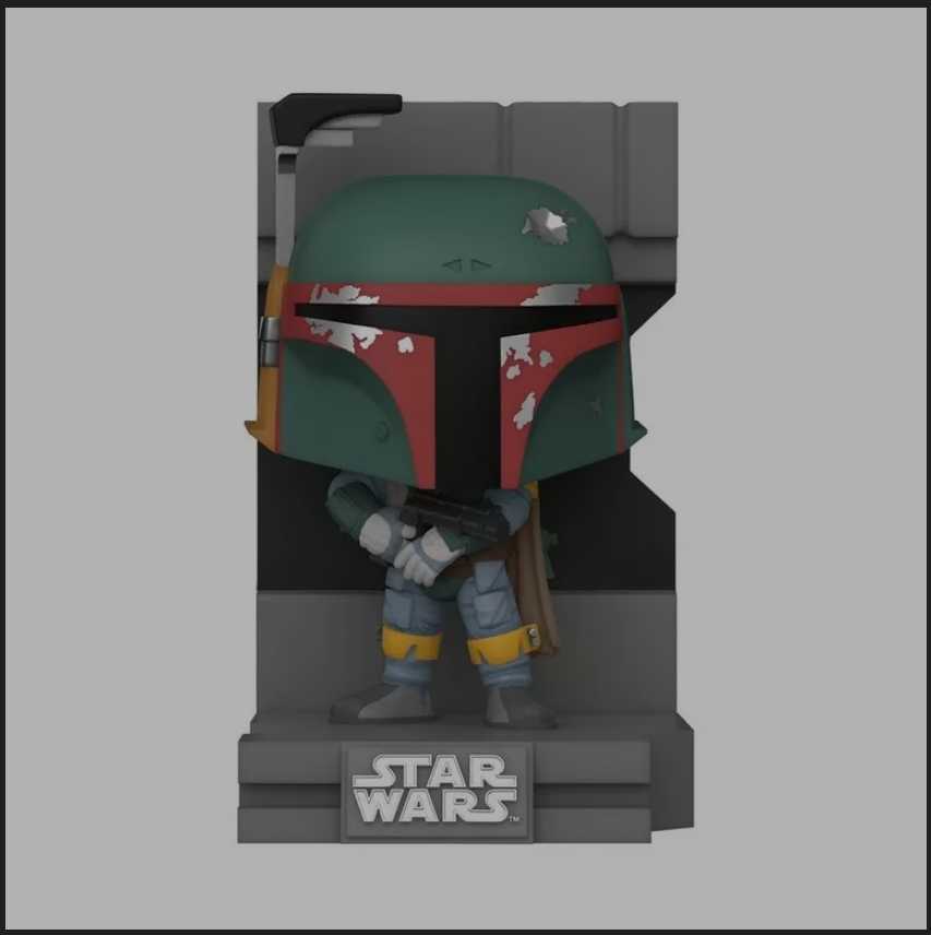 Funko Pop! Movies: Star Wars Bounty Hunters Collection: Boba Fett Gamestop Exclusive ESB - Funko (Star Wars Funko Pop!) action figure collectible [Barcode 889698558273] - Main Image 3