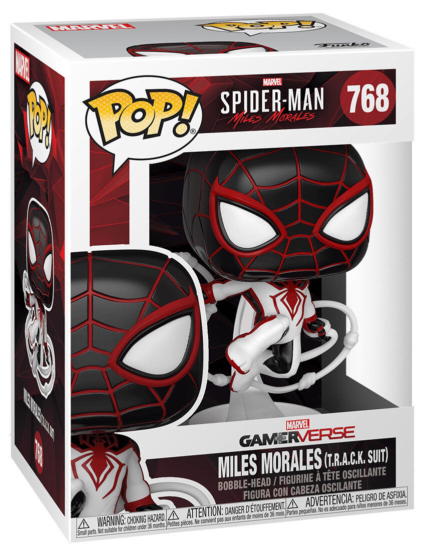 Funko POP! Miles Morales (T.R.A.C.K. Suit) - Funko (Marvel Comics) action figure collectible [Barcode 889698501538] - Main Image 2