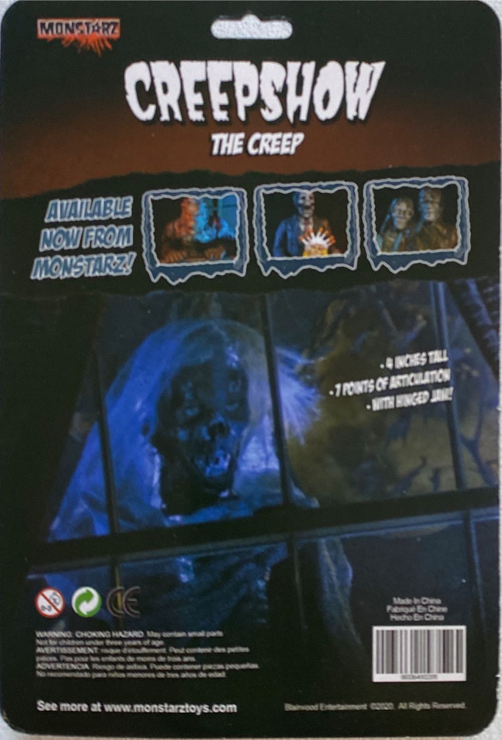 Monstarz Creepshow ”the Creep” 3.75” Scale Retro Action ...  action figure collectible [Barcode 893364002205] - Main Image 3