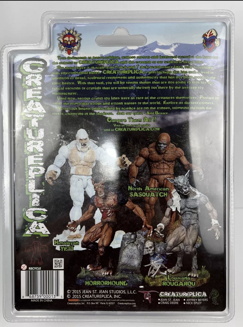 Himalayan YETI - Horrorhound (Yeti / Cryptid) action figure collectible [Barcode 868759000135] - Main Image 2