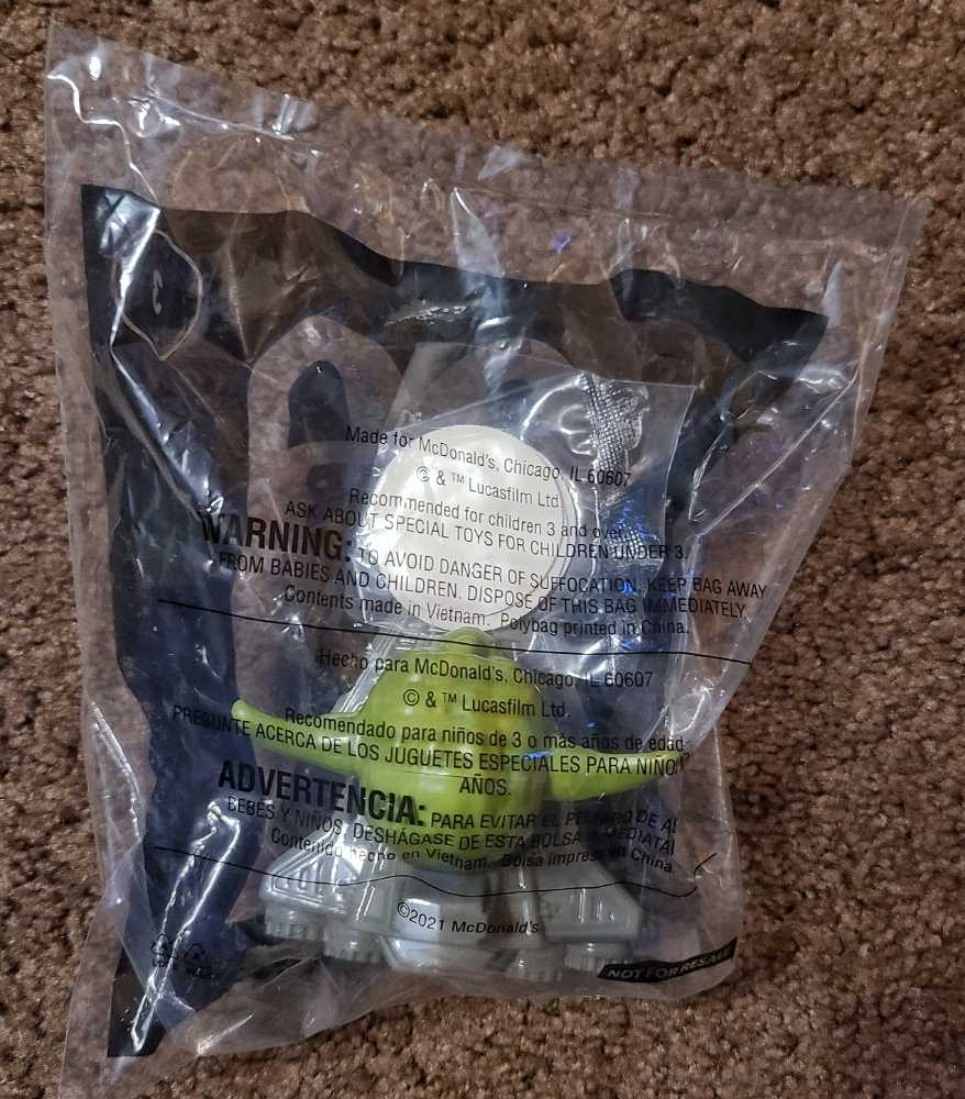 McDonald’s Happy Meal Toys : Star Wars 2021 Boblehead Yoda - Mcdonald’s (McDonald’s Star Wars Toys) action figure collectible - Main Image 2
