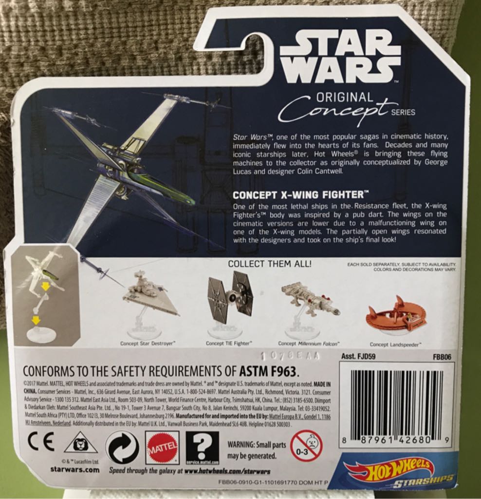 Hot Wheels - Concept X-Wing Fighter - Mattel - Hot Wheels (Star Wars) action figure collectible - Main Image 2