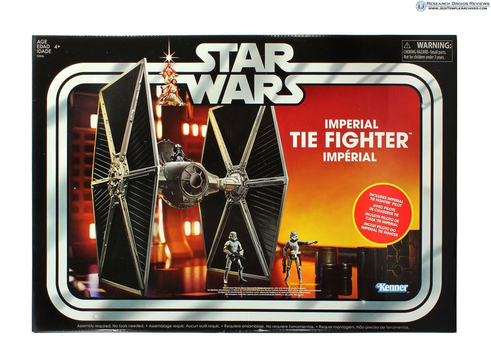 TIE Fighter Pilot (with Imperial TIE Fighter) - Disney / Hasbro (Vintage Collection 3.75” 2018- Now: Vehicles) action figure collectible - Main Image 3