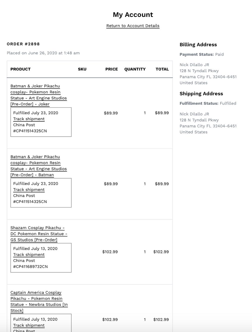 Pikachu Batman Resin Statue - Art Engine Studios action figure collectible - Main Image 2