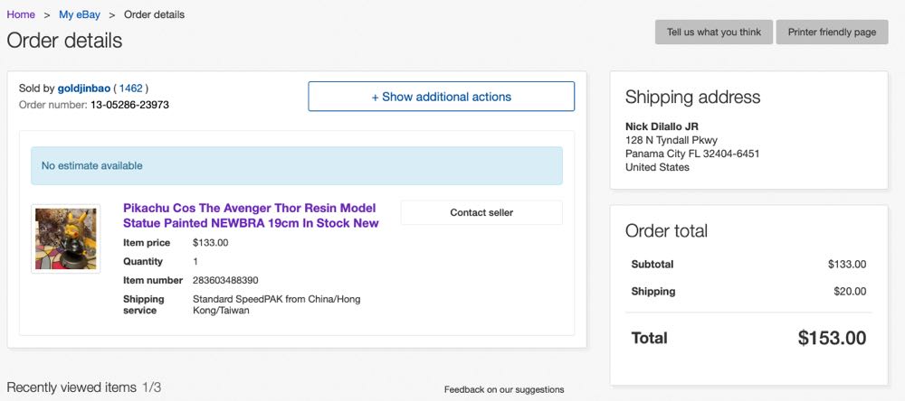 Pikachu Thor Resin Statue - Newbra Studios action figure collectible - Main Image 2