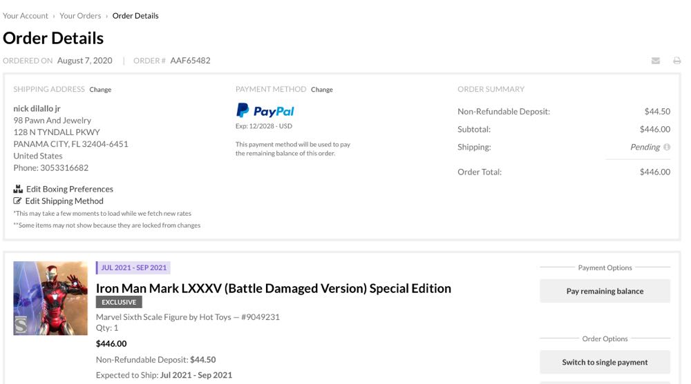 Iron Man Battle Damaged - Hot Toys action figure collectible - Main Image 2