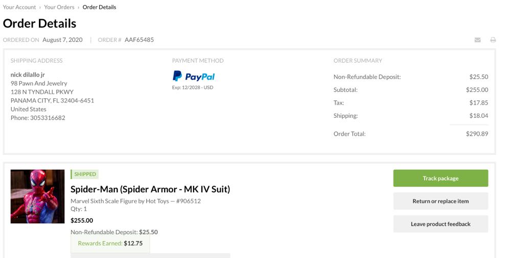 Spiderman Armor 1/6 Scale - Sideshow Collectibles action figure collectible - Main Image 2