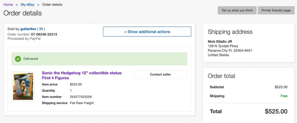 Sonic 12 Inch Figure - First4Figures action figure collectible - Main Image 2