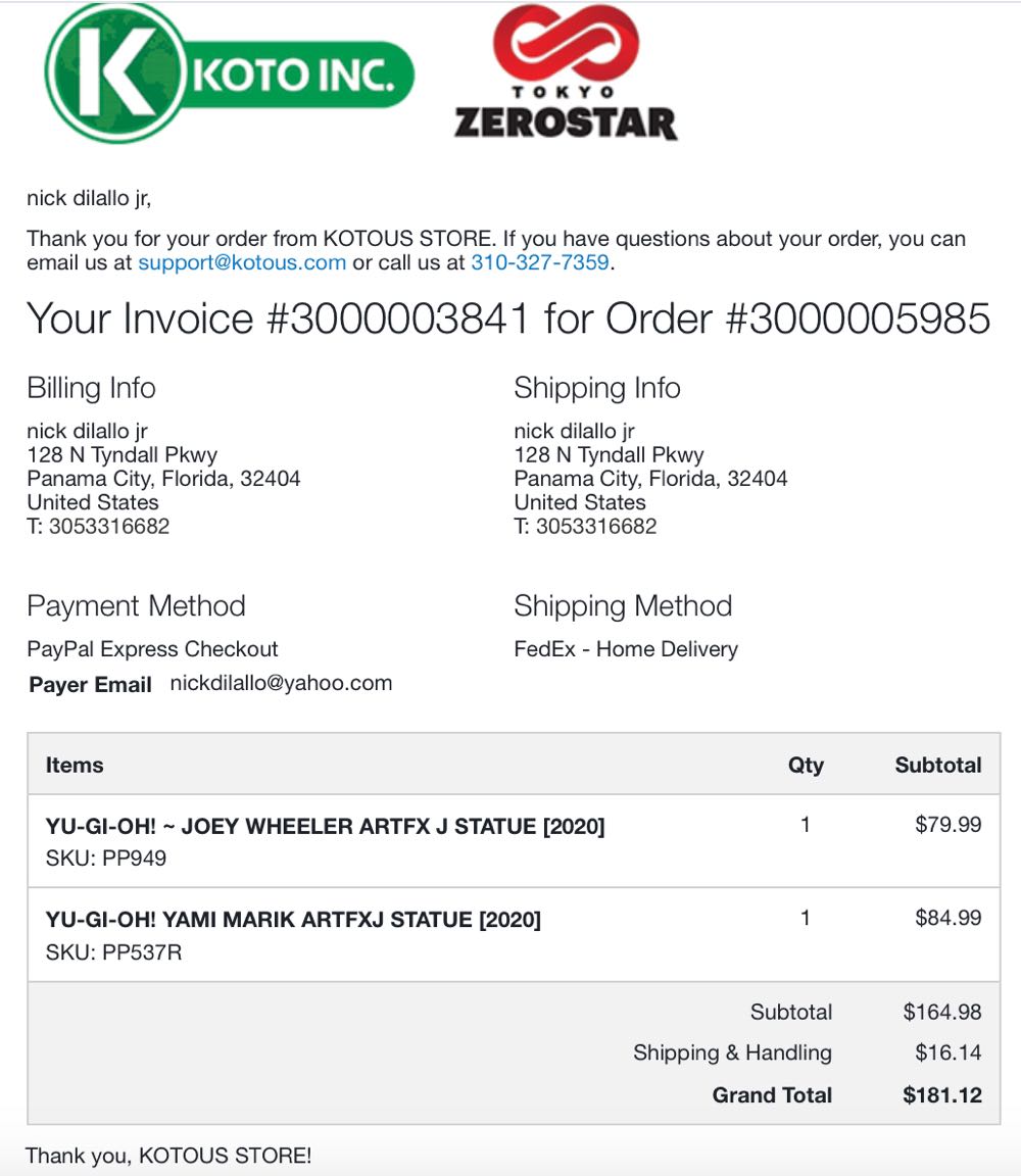 Yugioh Yami Marik Kotobukiya - Kotobukiya action figure collectible - Main Image 2