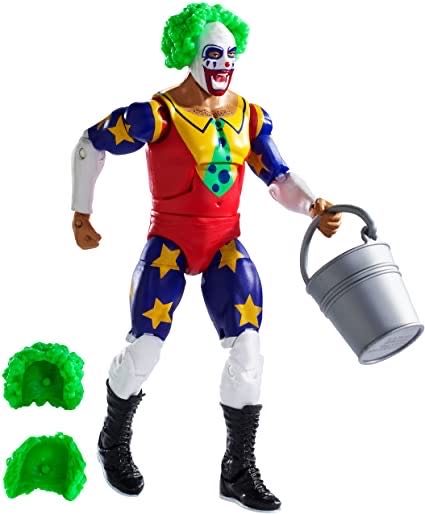 Mattel WWE Elite Collection Flashback Series 34 Doink The Clown First Time In Line  - Mattel (Elite Collection) action figure collectible [Barcode 887961042689] - Main Image 2