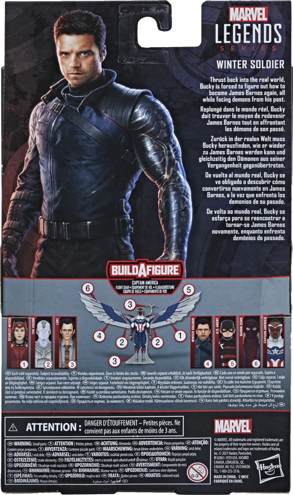 Winter Soldier - James Buchanan “Bucky” Barnes - Hasbro (Marvel Legends) action figure collectible [Barcode 5010993791026] - Main Image 2