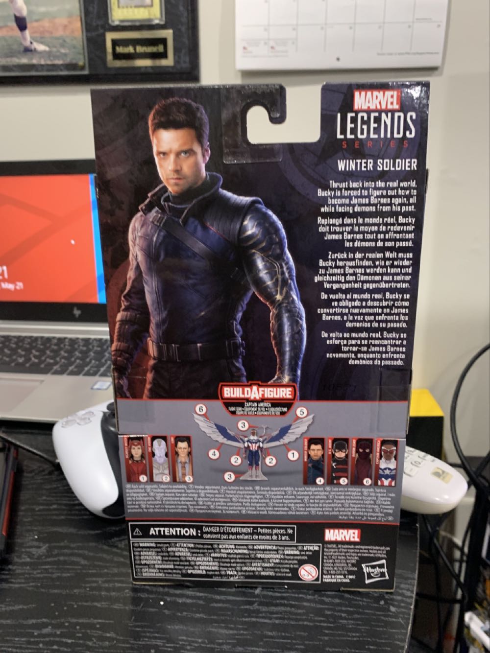 Marvel Legends WINTER SOLDIER The Falcon & Winter Soldier - Hasbro (Marvel Legends) action figure collectible - Main Image 2