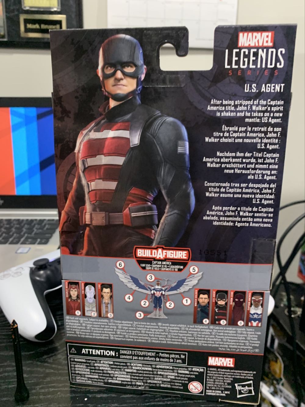 Marvel Legends U.S. Agent - Hasbro (Marvel Legends) action figure collectible - Main Image 2