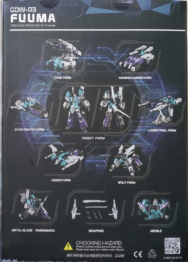 Sixshot (Fuuma) GDW-03 - GCreation (3rd Party Transformers Masterpiece) action figure collectible - Main Image 2