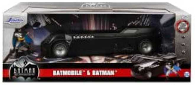 Jada 1:24 Batman The Animated Series Batmobile & Batman Die-cast - JADA TOYS, Inc. (Batman The Animated Series) action figure collectible [Barcode 801310309162] - Main Image 2