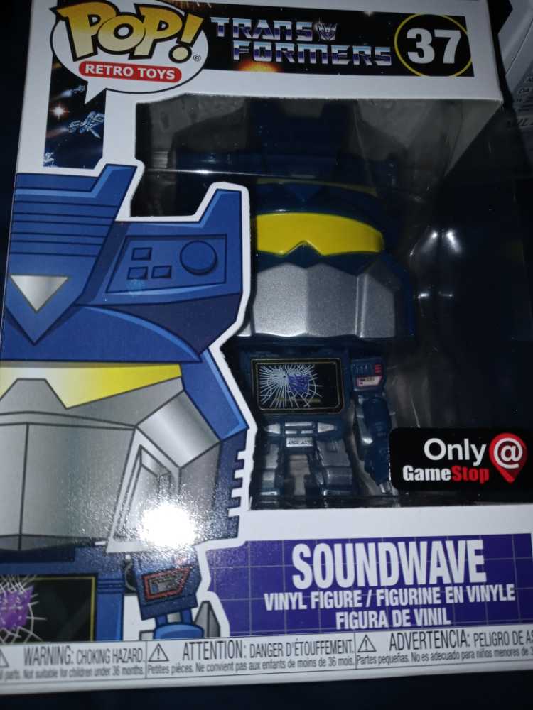 Pop! 37 Soundwave Special Edition  - Funko (Transformers) action figure collectible [Barcode 889698520843] - Main Image 2
