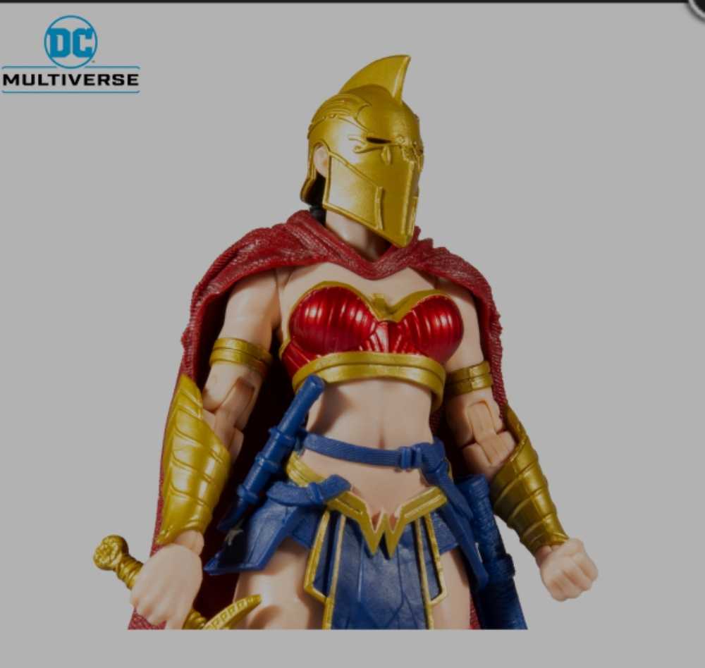 DC M Wonder Woman™ With Helmet Of Fate (Batman: Last Knight On Earth) - McFarlane - DC Multiverse (Last Night on Earth Bane CTB Wave) action figure collectible [Barcode 787926151756] - Main Image 3