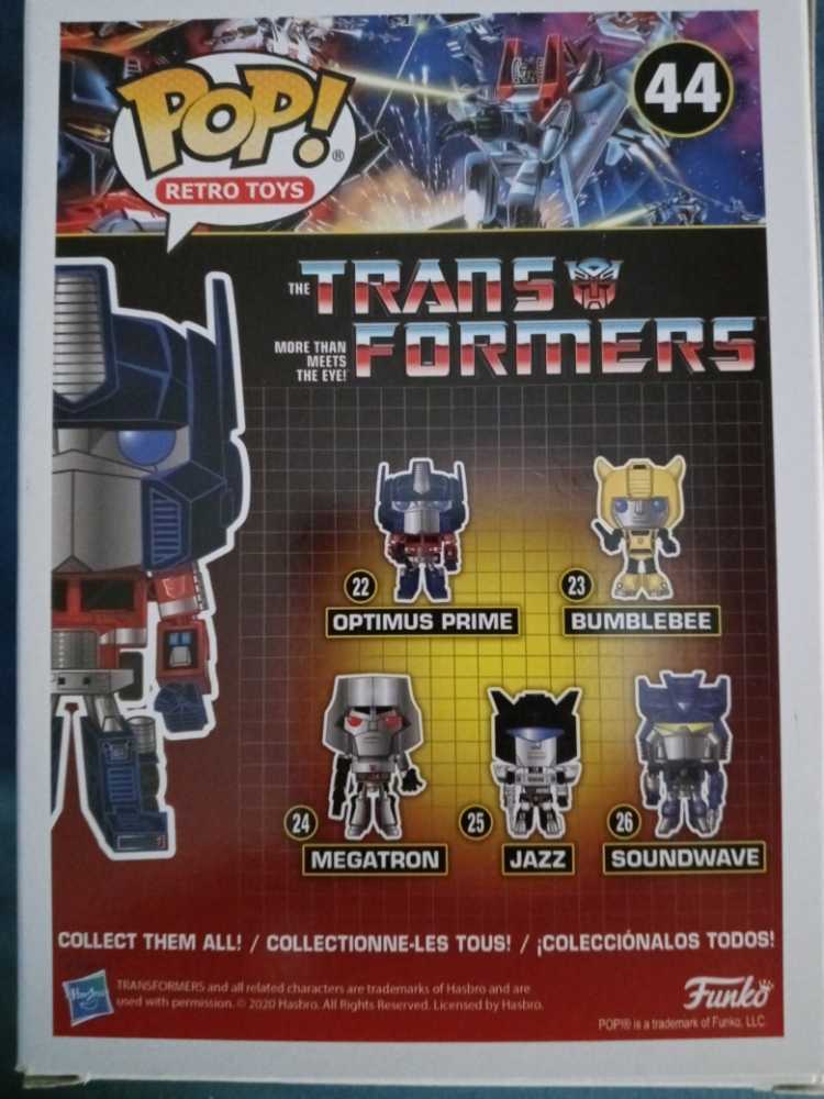 Funko POP! OPTIMUS PRIME #44 - Funko (Gamestop Exclusive) action figure collectible [Barcode 889698536998] - Main Image 3